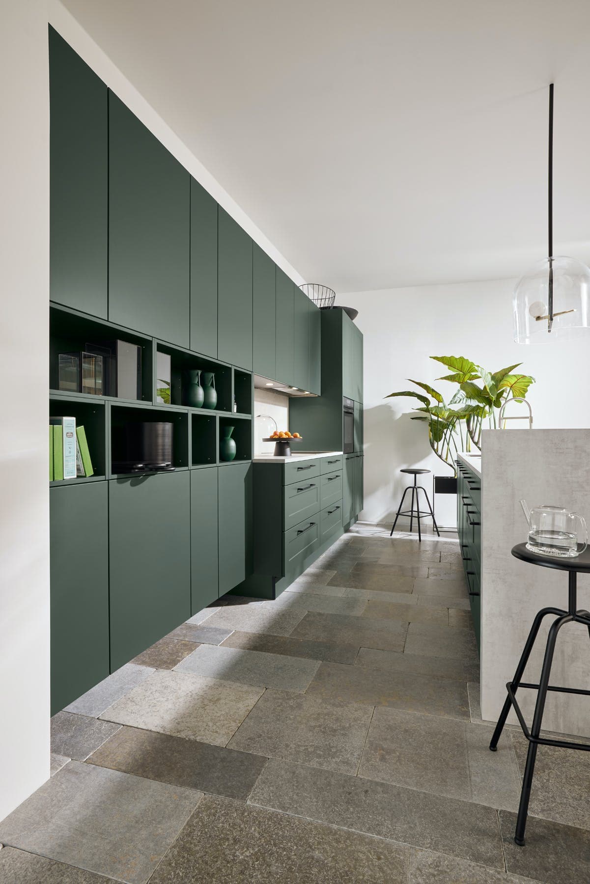 Ästhetik und Eleganz trifft bei dieser zeitlosen Küche auf Moderne