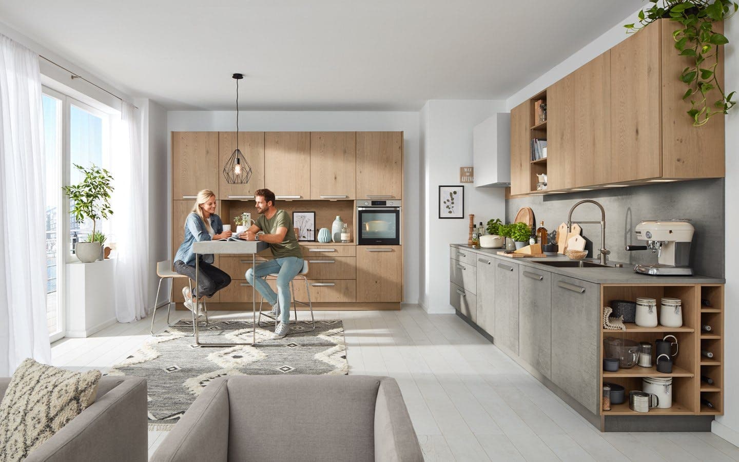 Offen für Neues: Wohnen in der Küche